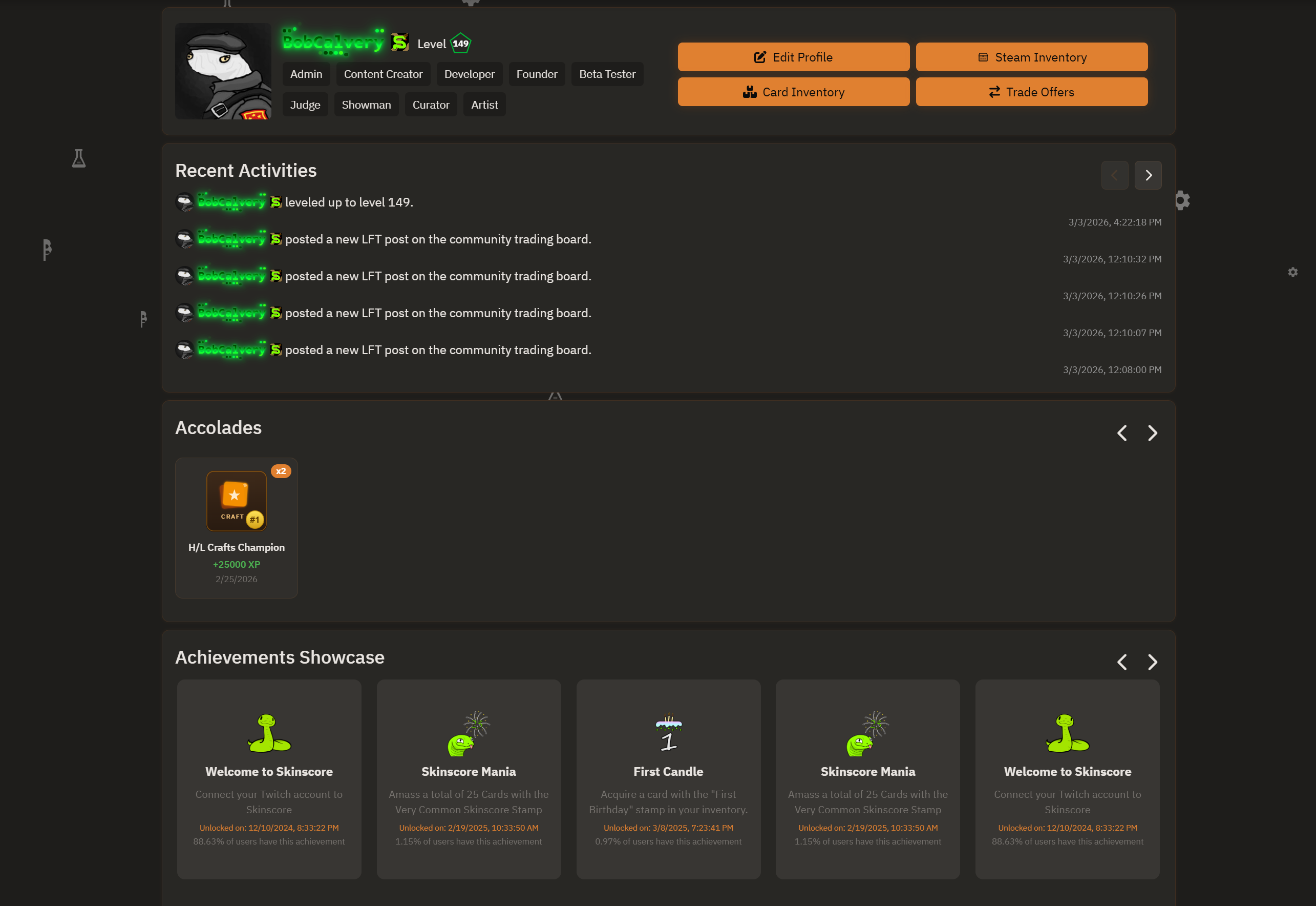Skinscore - The Platform for CS2 Skins & Craft Ratings